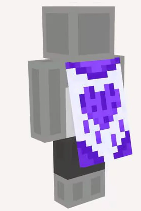 Minecraft: Purple Heart Cape