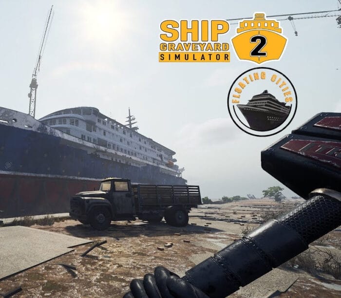 000_202412091305_floatingcitiesbig.jpg Ship Graveyard Simulator 2 - Floating Cities DLC PC Steam - Bilde 1