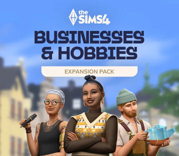 000_202502101235_TS4hobbiesbig.jpg The Sims 4 - Businesses & Hobbies Expansion Pack DLC PC EA App - Bilde 1