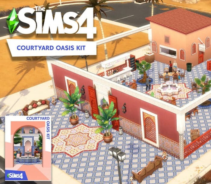 The Sims 4 - Courtyard Oasis Kit DLC PC EA App - Bilde 1