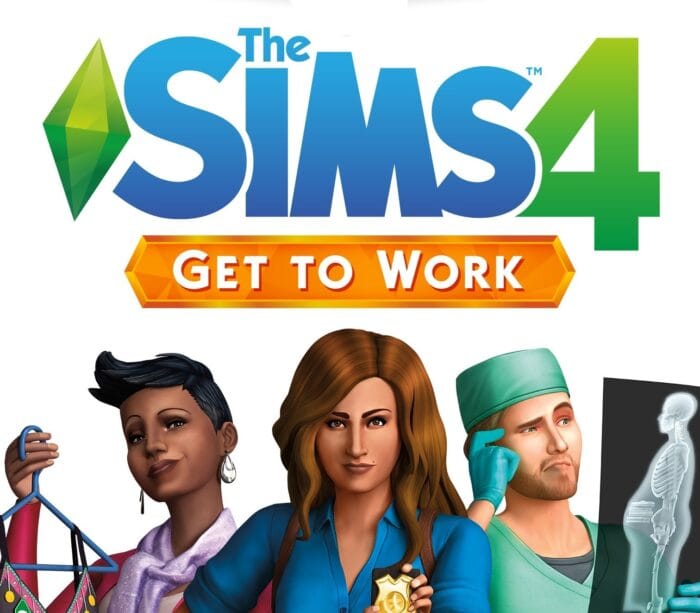 the-sims-4-get-to-work-cover.jpg The Sims 4 - Get to Work DLC EU PC EA App - Bilde 1