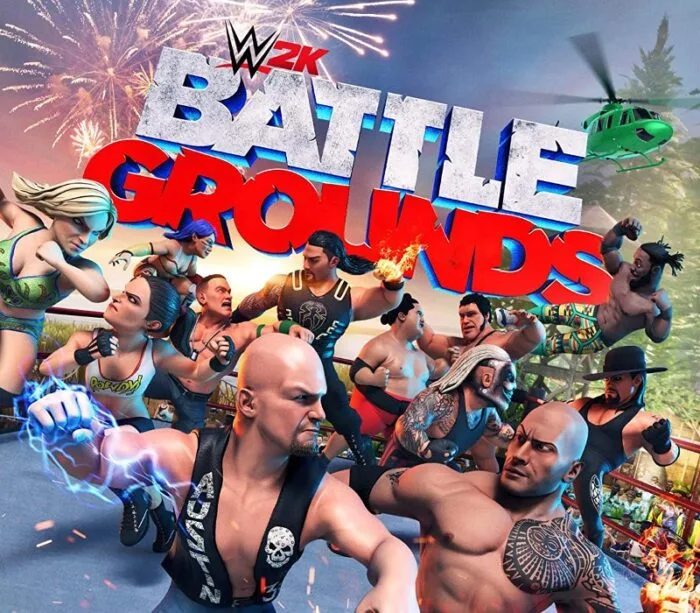 wwe2kbg8_4-1.jpg WWE 2K Battlegrounds & Ultimate Brawlers Pass Bundle PC Steam - Bilde 1