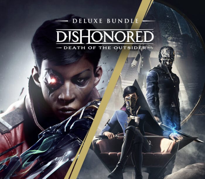 000_202501020821_dishonoreddeluxebundlebig.jpg Dishonored: Death of the Outsider Deluxe Bundle EU PC Steam - Bilde 1