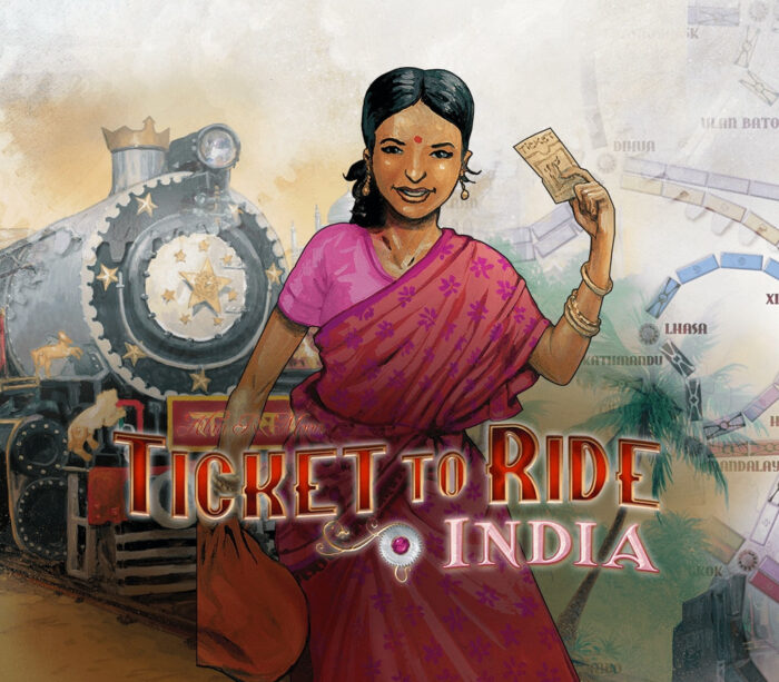 TicketIndia800.jpg Ticket to Ride - India DLC  PC Steam - Bilde 1