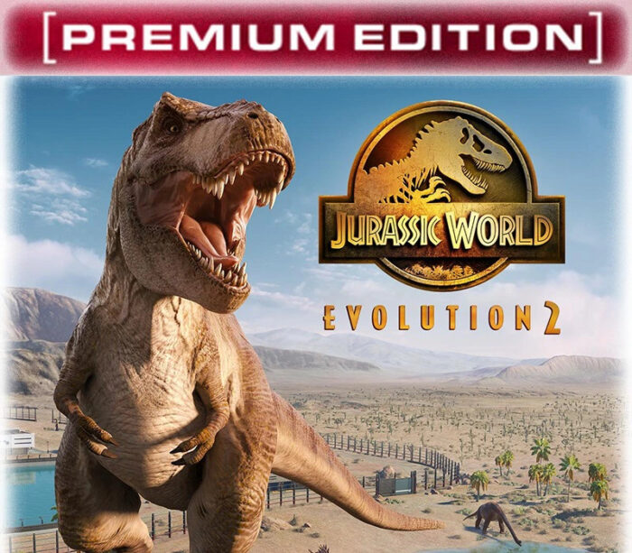 jurassicpremium800.jpg Jurassic World Evolution 2: Premium (Launch) Edition  PC Steam - Bilde 1