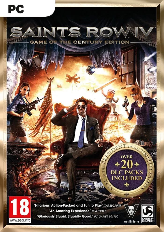 saints-row-iv-game-of-the-century-edition_cover_original.jpg Saints Row IV: Game of the Century Edition EU PC Steam - Bilde 1